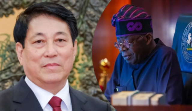 Photo of Vietnam President Luong Cuong and President Bola Tinubu